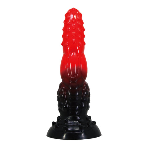 Power Monsters Fire Dragon 9.6" Fantasy/Tentacle Dildo