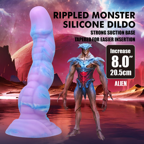 Power Monsters Alien 8" Fantasy/Tentacle Dildo