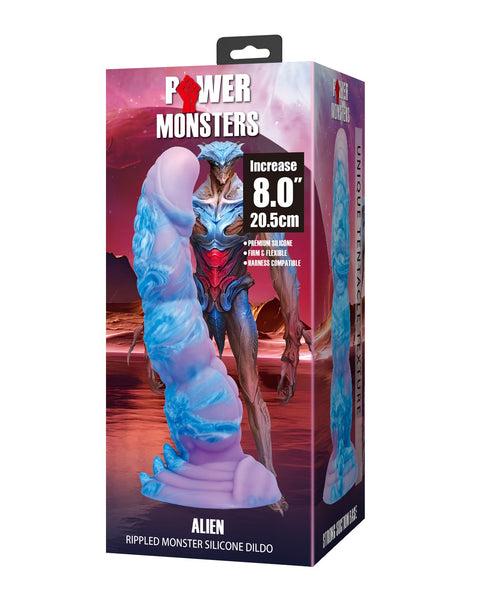 Power Monsters Alien 8" Fantasy/Tentacle Dildo