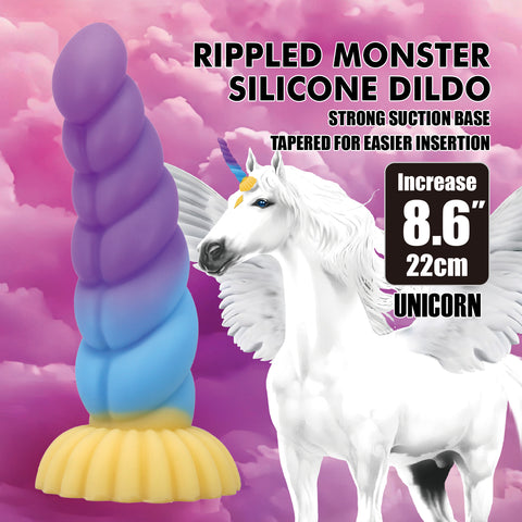 Power Monsters Unicorn 8.6" Fantasy/Tentacle Dildo