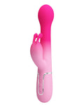 Pink and red gradient toy with brand logo on a white background