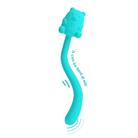 Pretty Love Cute Bear Vibrator Teal