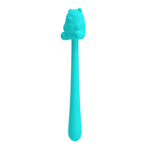 Pretty Love Cute Bear Vibrator Teal