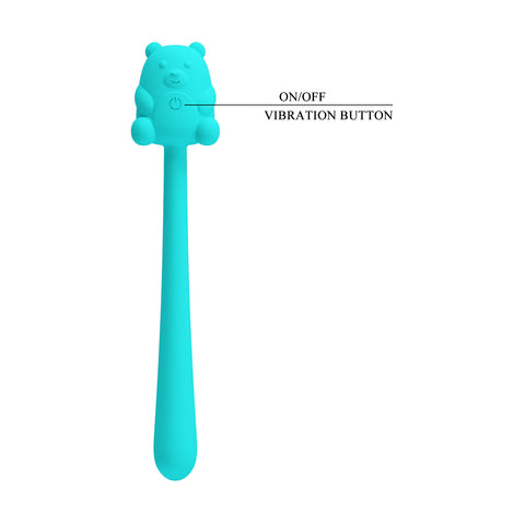 Pretty Love Cute Bear Vibrator Teal