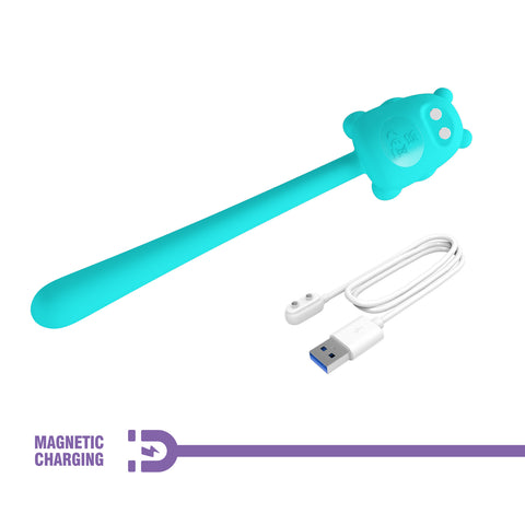 Pretty Love Cute Bear Vibrator Teal