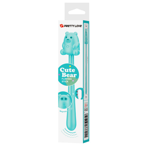 Pretty Love Cute Bear Vibrator Teal