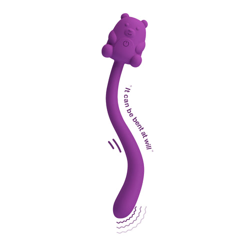 Pretty Love Cute Bear Vibrator Purple