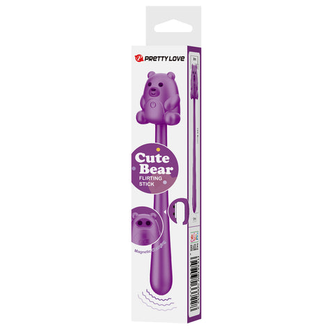 Pretty Love Cute Bear Vibrator Purple