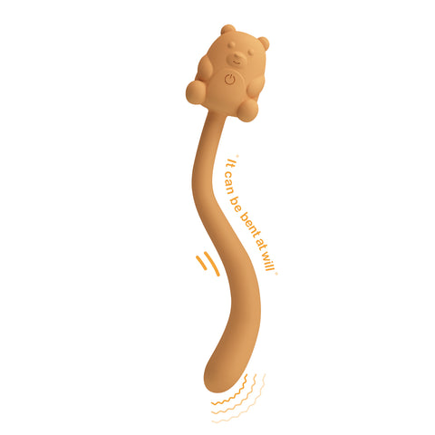 Pretty Love Cute Bear Vibrator Orange