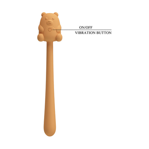 Pretty Love Cute Bear Vibrator Orange