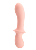 Silicone butt plug on a white background