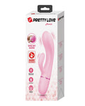 Pink toy with 'Pretty Love' branding on a white background
