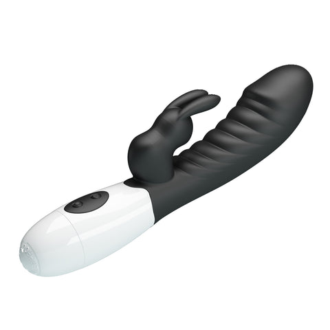 Pretty Love Naughty Bunny Rabbit Vibrator Black