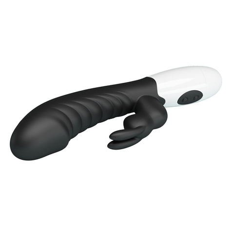 Pretty Love Naughty Bunny Rabbit Vibrator Black