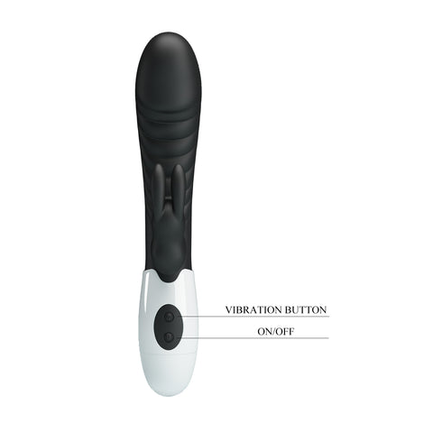 Pretty Love Naughty Bunny Rabbit Vibrator Black