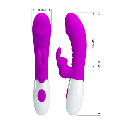 Pretty Love Naughty Bunny Rabbit Vibrator Purple