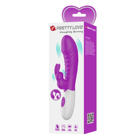 Pretty Love Naughty Bunny Rabbit Vibrator Purple