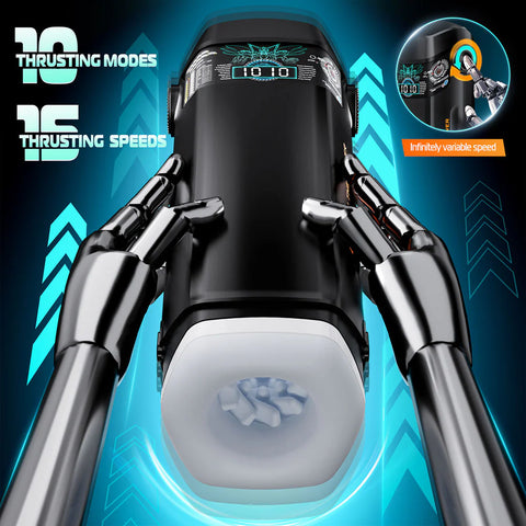 Cyberskin The Titan Thrusting & Vibrating Auto Masturbator with Heater