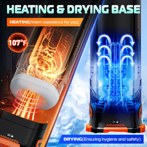 Cyberskin The Titan Thrusting & Vibrating Auto Masturbator with Heater