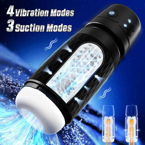 Cyberskin The Warrior Sucking & Vibrating Auto Masturbator