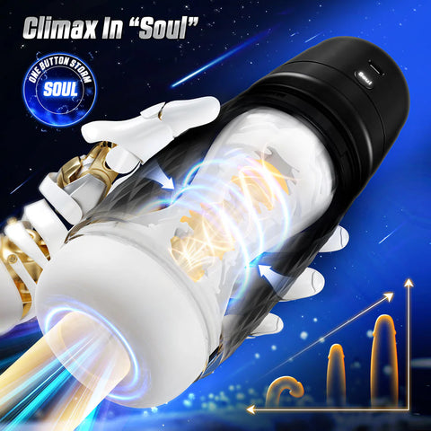 Cyberskin The Warrior Sucking & Vibrating Auto Masturbator