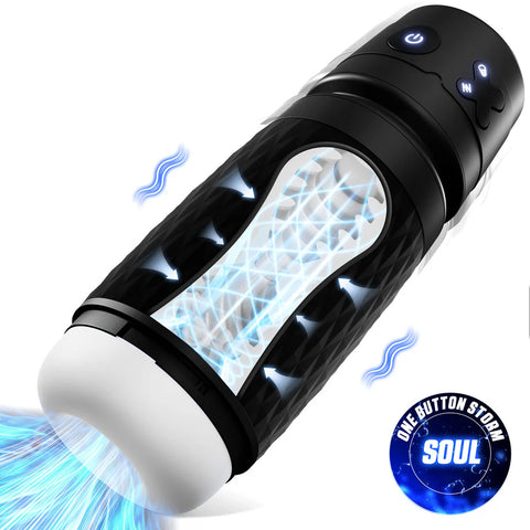 Cyberskin The Warrior Sucking & Vibrating Auto Masturbator