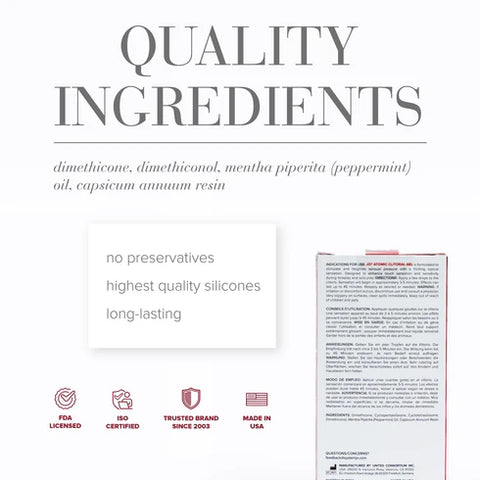 JO Atomic Clitoral Gel for Her 10ml