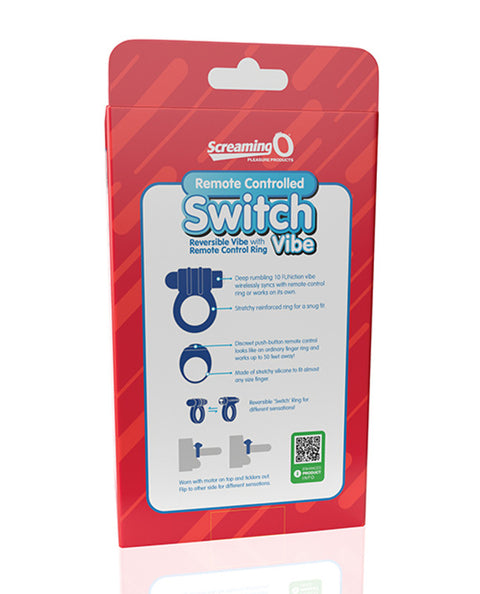Screaming O Switch Vibe Ring Blue