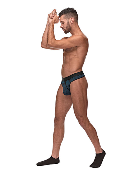 Male Power Perform Sport Thong Blue L/XL 421259
