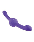 Purple toy with a brand logo on a white background