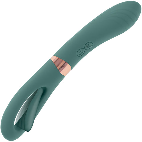 Evolved Chick Flick Dual Ended Flickering Tongue G-Spot Vibrator