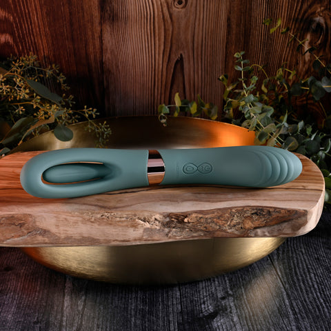 Evolved Chick Flick Dual Ended Flickering Tongue G-Spot Vibrator