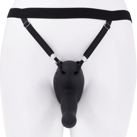Evolved Come Closer G-Spot Strap On Vibrator with Harness