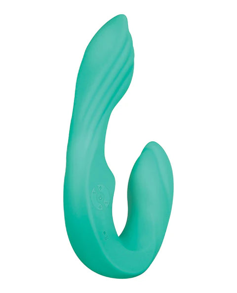 Strapless Seashell Wearable Dual Vibe with Remote