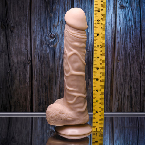 Gender X 10" Flexskin Poseable True Feel Dildo Light