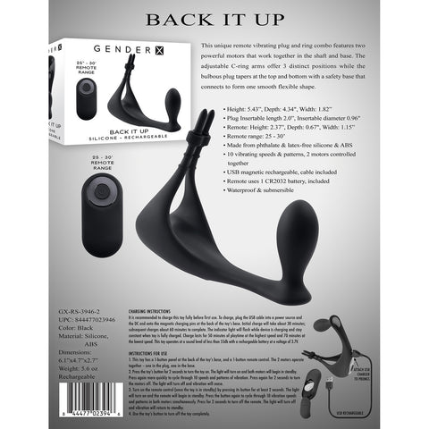 Gender X Back It Up