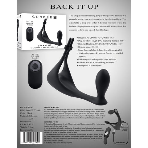 Gender X Back It Up