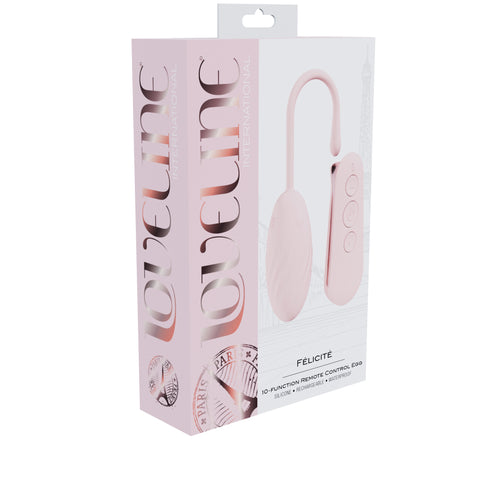 Loveline Felicite 10 Function Silicone Rechargeable Egg Vibe