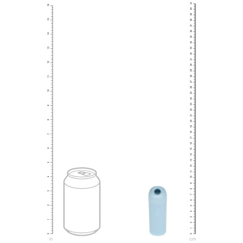 Loveline Sweetie Removable Head Clitoral Air Pulse Vibe Blue