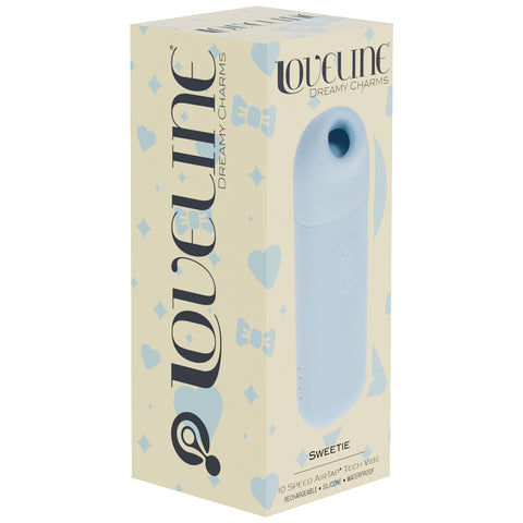 Loveline Sweetie Removable Head Clitoral Air Pulse Vibe Blue