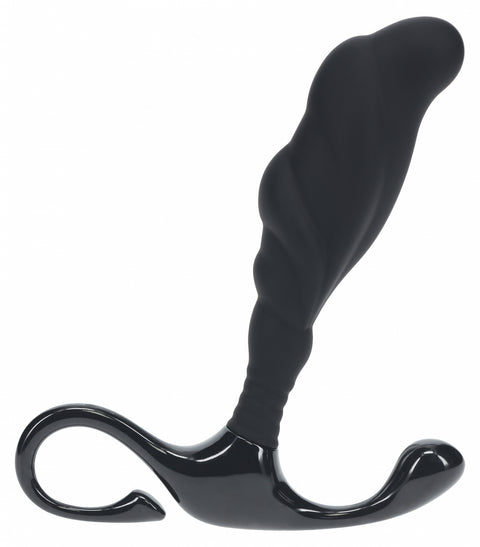 Levelz Rippled With Hard Loop Silicone Prostate Massager Small