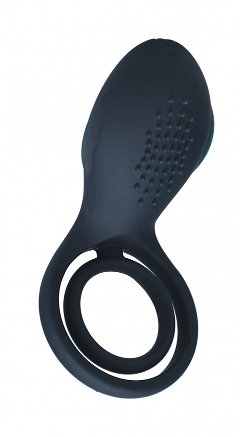 Levelz Vibrating Cock And Ball Ring With Winged Stimulator