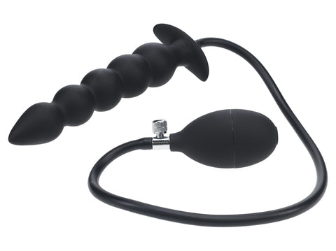 Levelz Beaded Inflatable Silicone Anal Plug