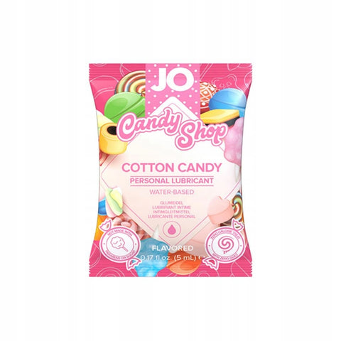 JO Candy Shop Cotton Candy Flavoured Lube 5ml