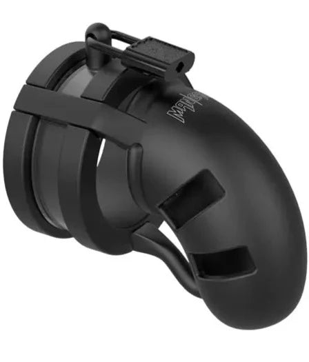 Shots ManCage Model 18 Chastity 9cm Black