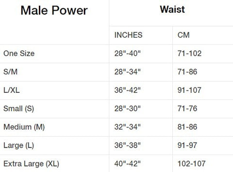 Male Power Private Screening Pouch Short Leaf Black M - 182262