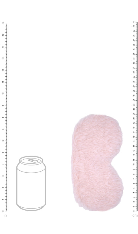 Ouch Fluffy Mask Powder Pink