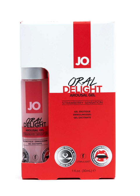 JO Oral Delight Arousal Gel Strawberry 30ml