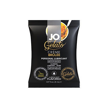 JO Gelato Creme Brulee Flavoured Lube 5ml
