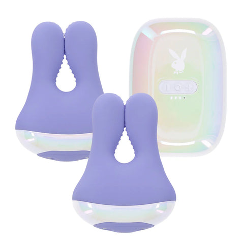 Playboy in A Pinch Vibrating Nipple Clamps